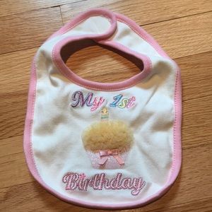 First Birthday Bib
